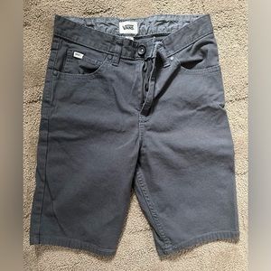 Boys vans shorts size 12